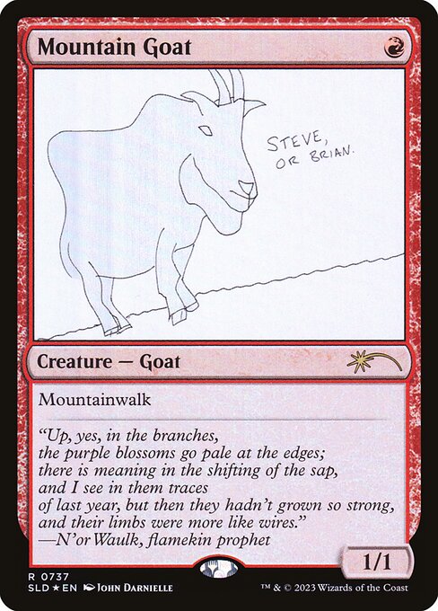 Mountain Goat highlighted card art