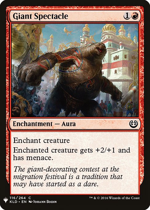 Giant Spectacle highlighted card art