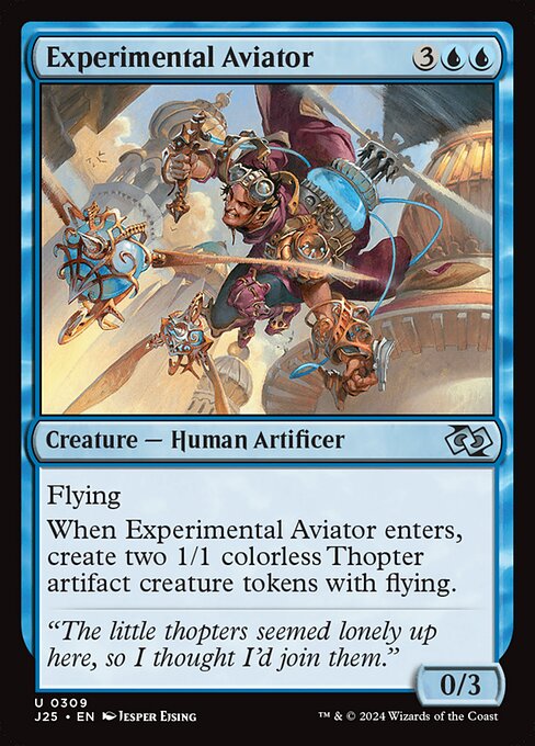 Experimental Aviator highlighted card art