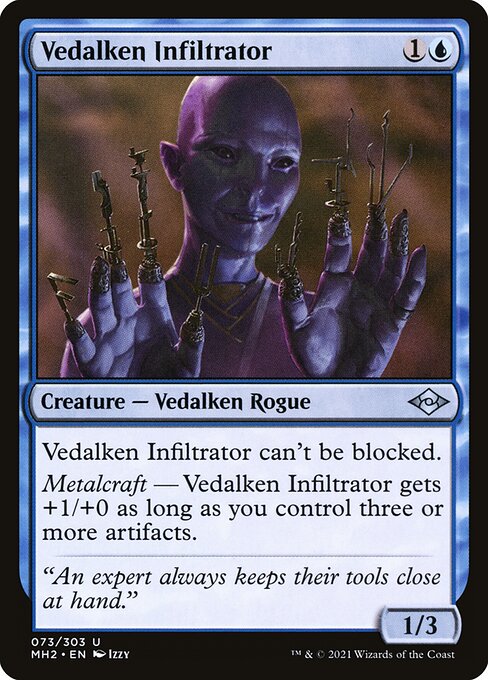 Vedalken Infiltrator highlighted card art