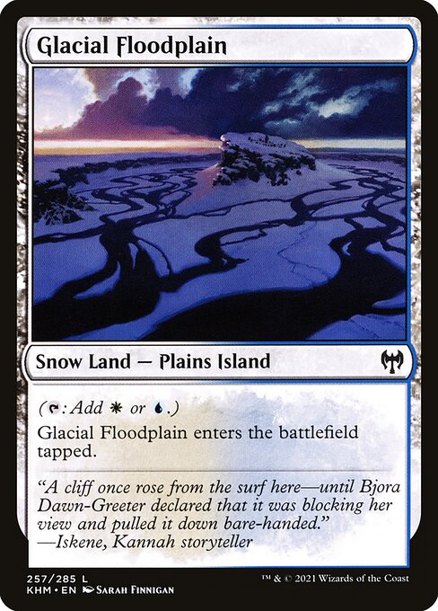 Glacial Floodplain highlighted card art