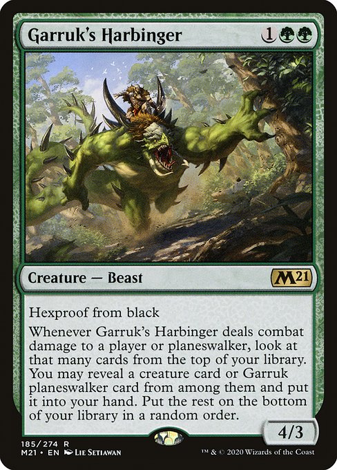 Garruk's Harbinger from Core Set 2021
