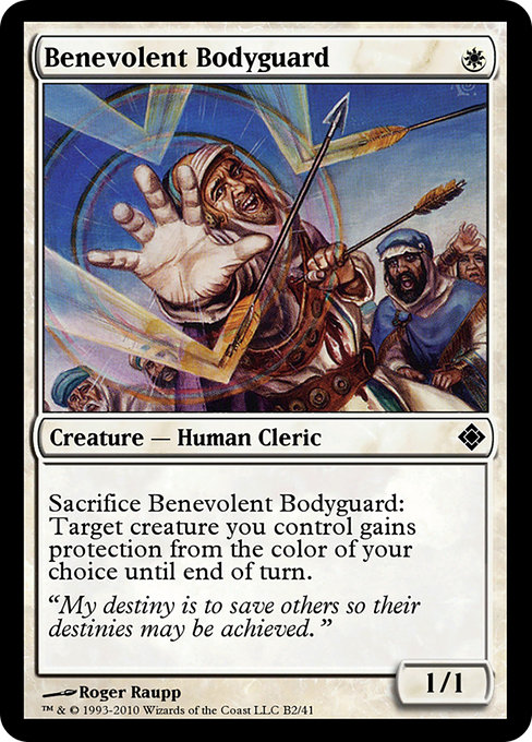 Benevolent Bodyguard from Magic Online Theme Decks