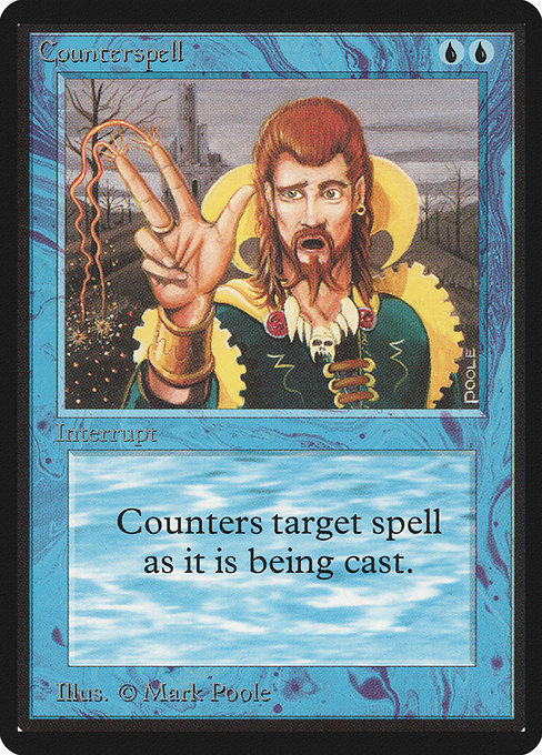 Counterspell from Limited Edition Beta