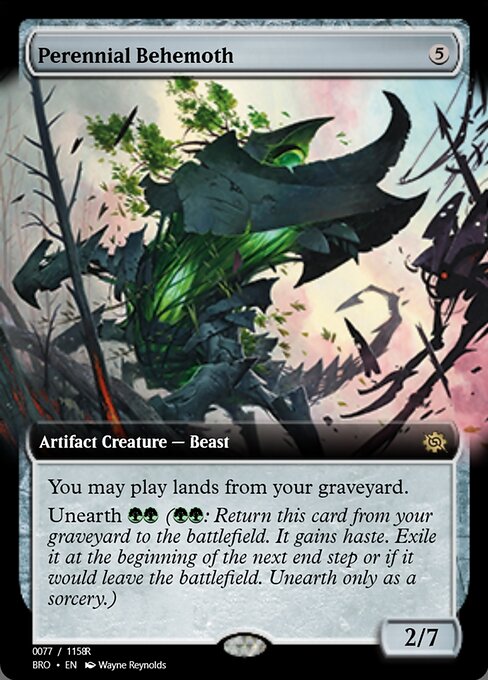 Perennial Behemoth highlighted card art