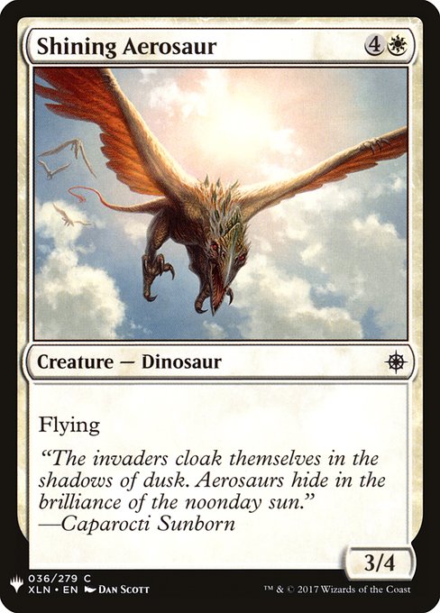 Shining Aerosaur highlighted card art