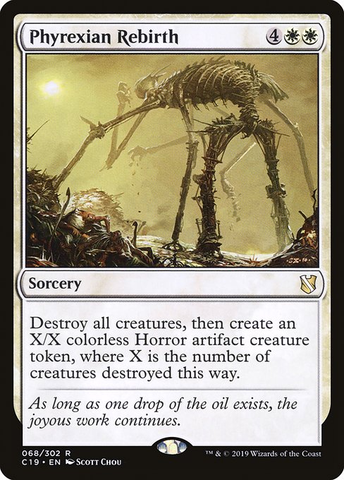 Phyrexian Rebirth from Commander 2019