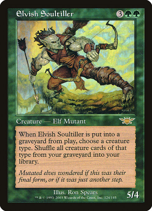 Elvish Soultiller highlighted card art