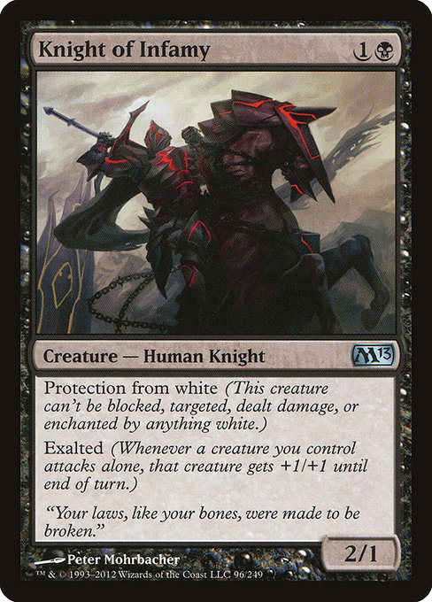 Knight of Infamy highlighted card art