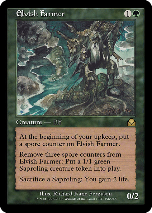 Elvish Farmer highlighted card art