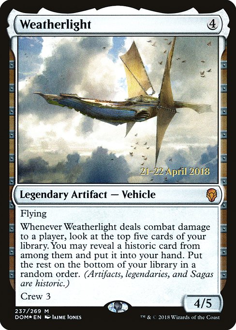 Weatherlight from Dominaria Promos