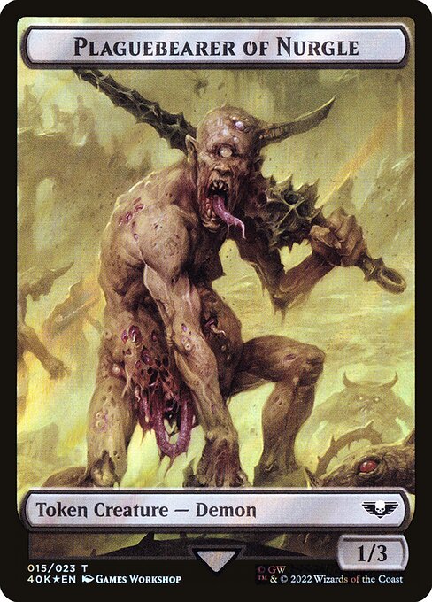 Plaguebearer of Nurgle highlighted card art
