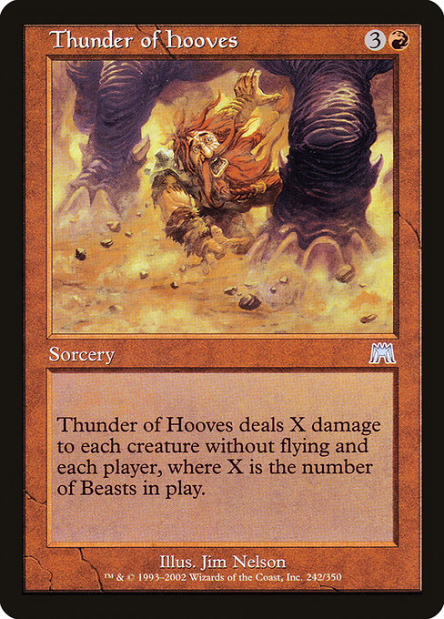 Thunder of Hooves highlighted card art