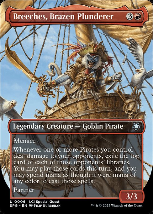 Breeches, Brazen Plunderer highlighted card art