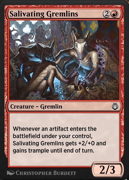 Salivating Gremlins highlighted card art