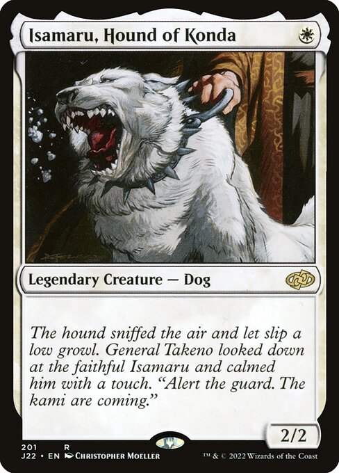 Isamaru, Hound of Konda highlighted card art