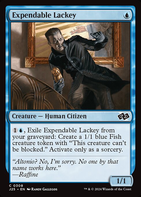 Expendable Lackey highlighted card art