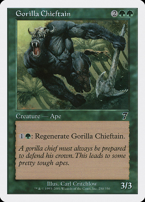 Gorilla Chieftain highlighted card art