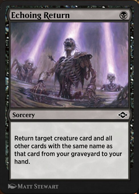 Echoing Return highlighted card art