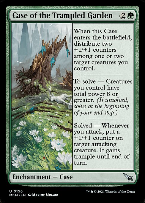 Case of the Trampled Garden highlighted card art