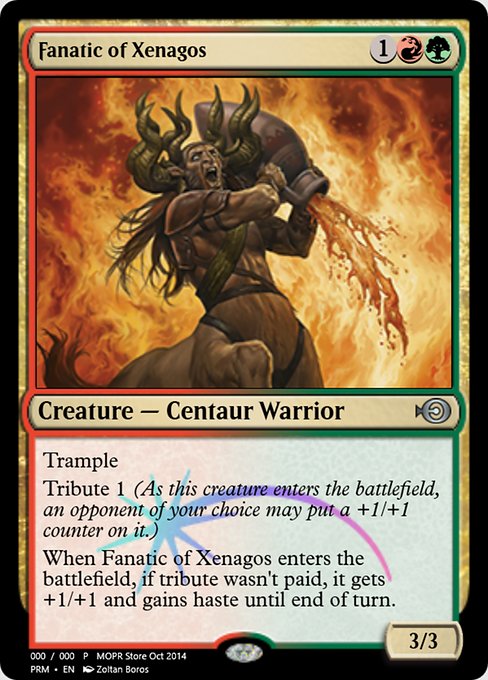 Fanatic of Xenagos highlighted card art