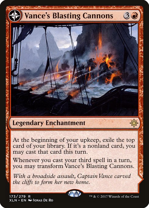 Vance's Blasting Cannons // Spitfire Bastion from Ixalan