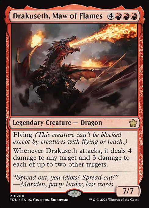 Drakuseth, Maw of Flames highlighted card art