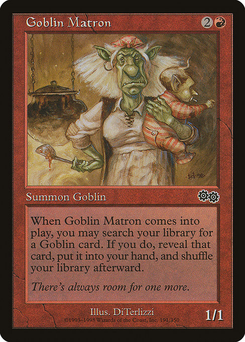 Goblin Matron from Urza's Saga