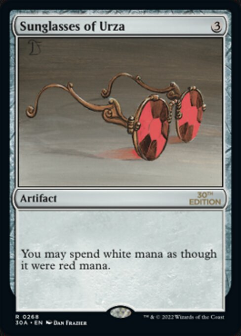 Sunglasses of Urza highlighted card art