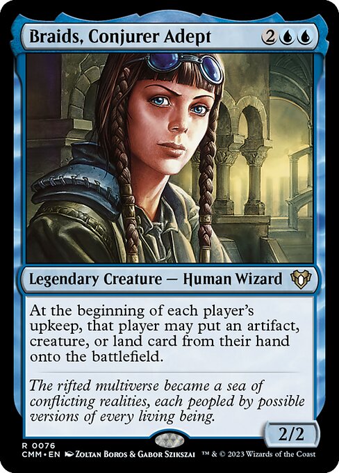 Braids, Conjurer Adept from Commander Masters