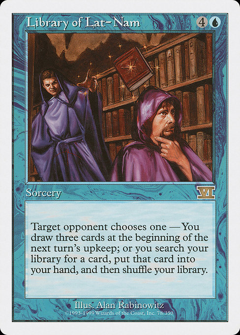 Library of Lat-Nam highlighted card art