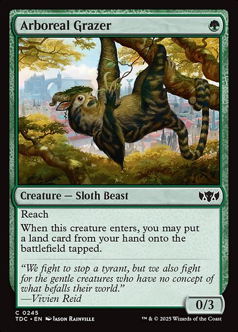 Arboreal Grazer highlighted card art