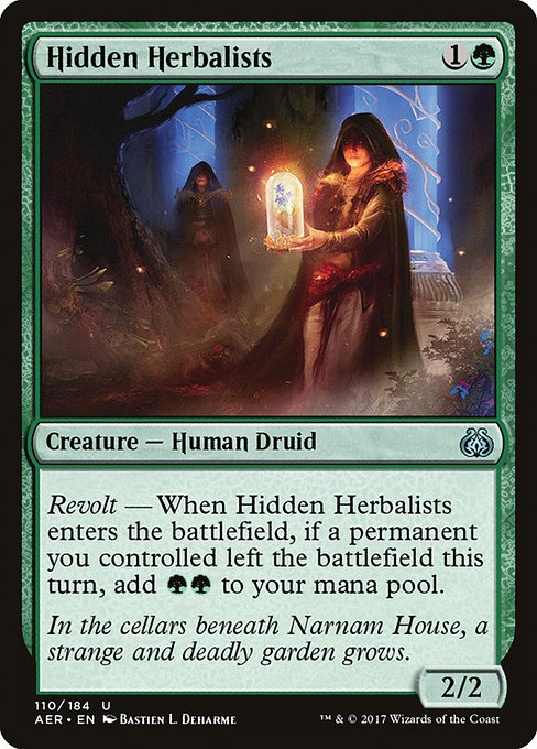 Hidden Herbalists highlighted card art