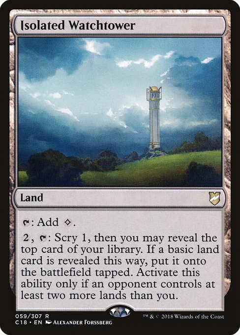 Isolated Watchtower from Commander 2018