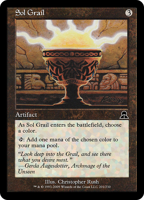 Sol Grail highlighted card art