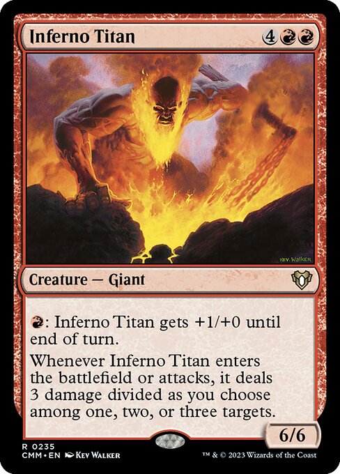 Inferno Titan from Commander Masters