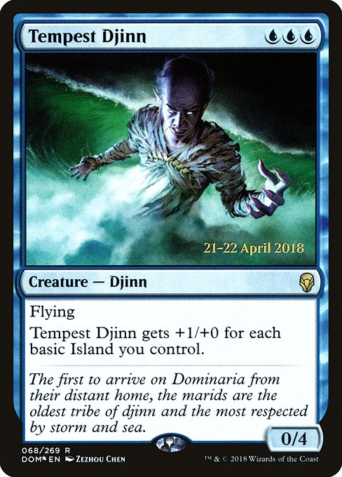 Tempest Djinn from Dominaria Promos
