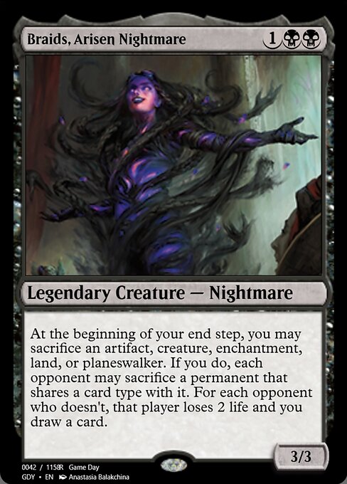 Braids, Arisen Nightmare from Magic Online Promos