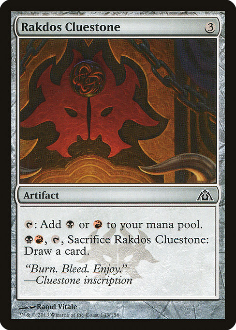 Rakdos Cluestone highlighted card art