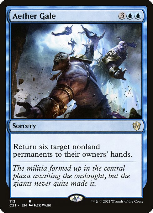 Aether Gale from Commander 2021