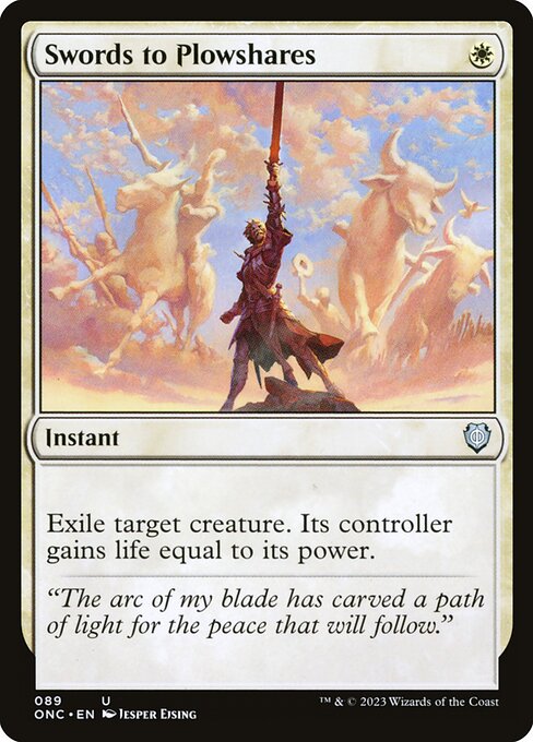 Swords to Plowshares from Phyrexia: All Will Be One Commander