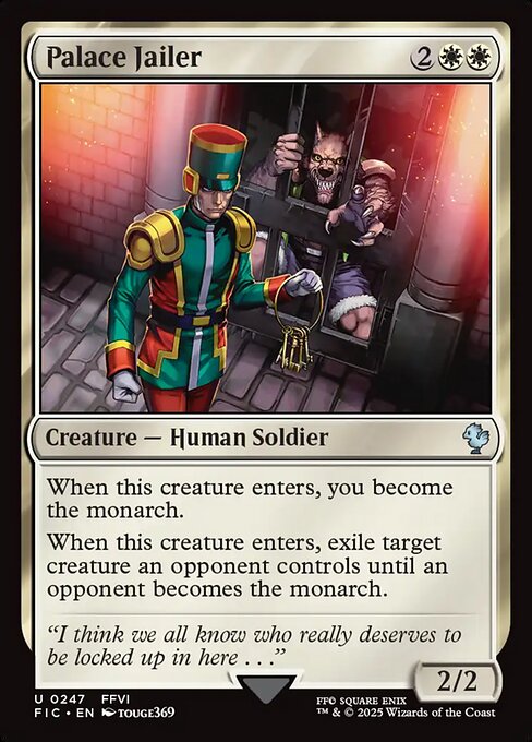 Palace Jailer highlighted card art
