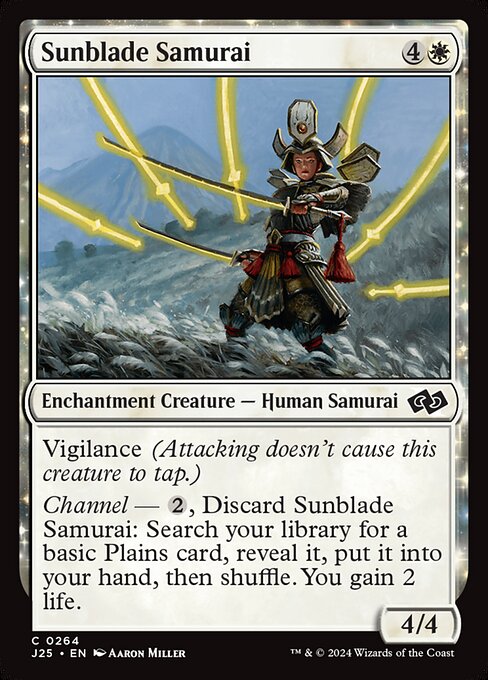 Sunblade Samurai highlighted card art