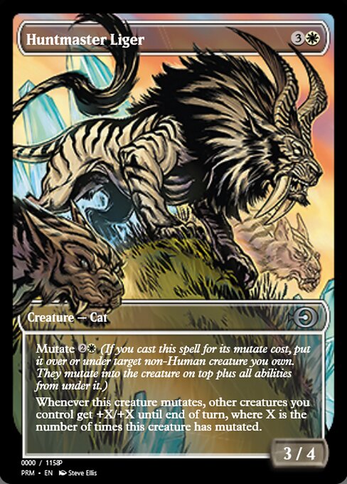 Huntmaster Liger highlighted card art