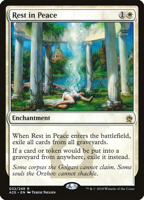 Rest in Peace from Masters 25
