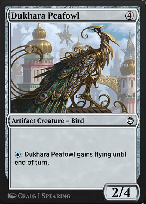 Dukhara Peafowl from Kaladesh Remastered