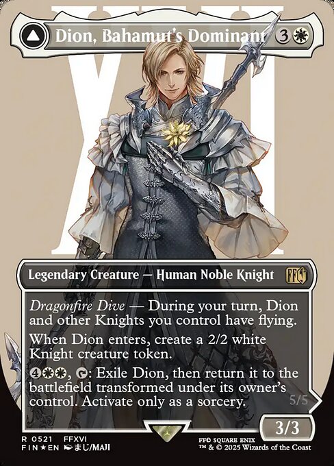 Dion, Bahamut's Dominant // Bahamut, Warden of Light from Final Fantasy