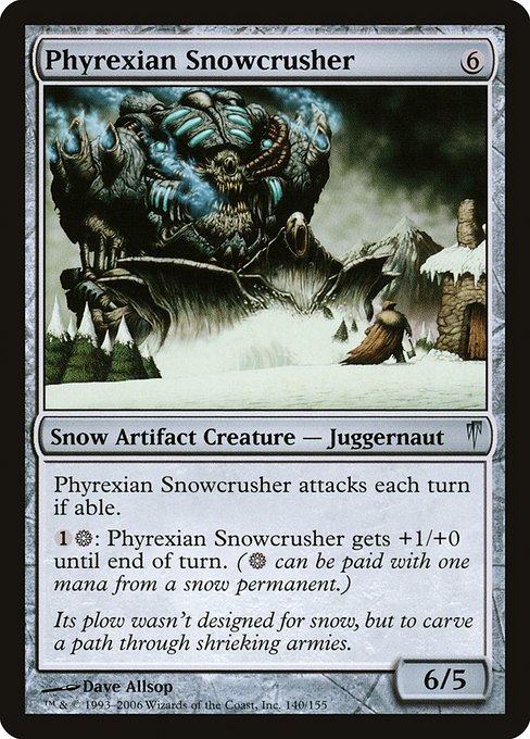 Phyrexian Snowcrusher from Coldsnap