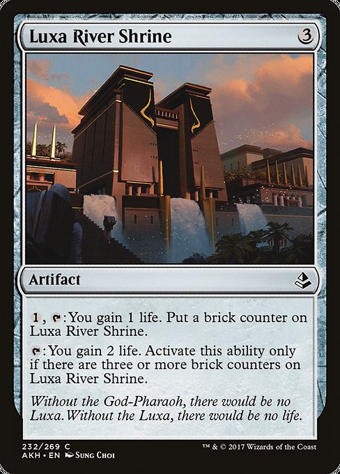Luxa River Shrine highlighted card art