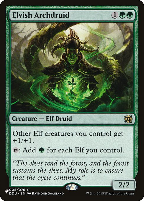 Elvish Archdruid from The List